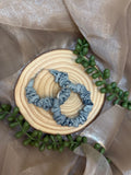 Aqua Linen hoop