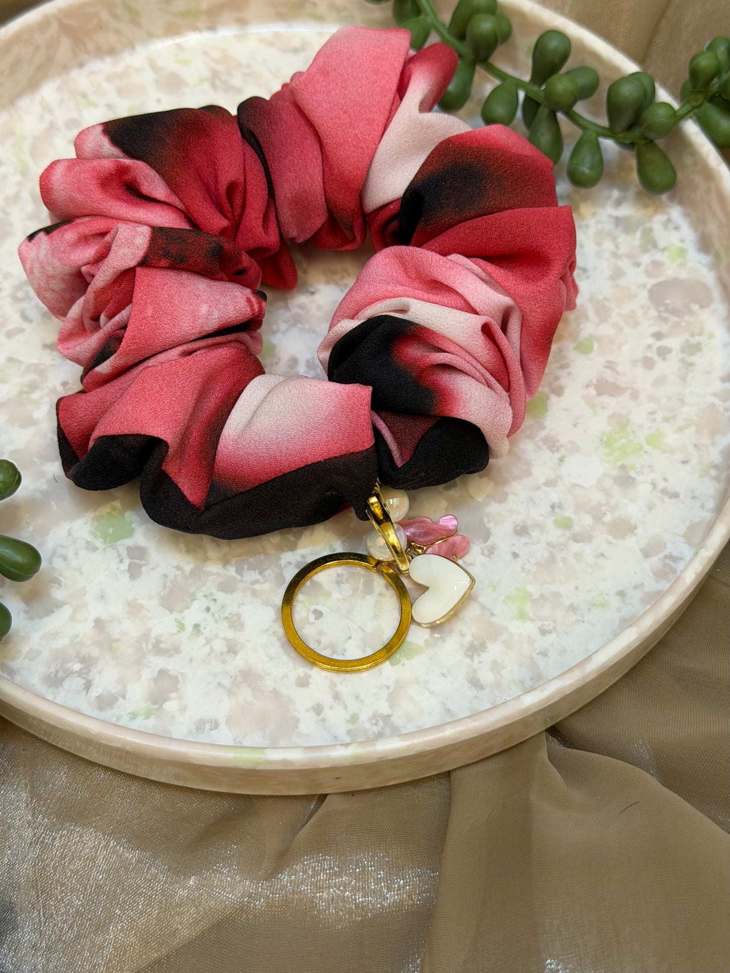 Rosé Bloom Bag Charm