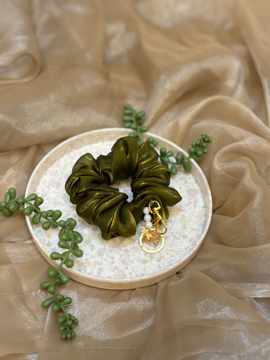 Olive Luxe Bag Charm